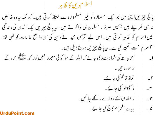 Islam Deen Ka Zahir