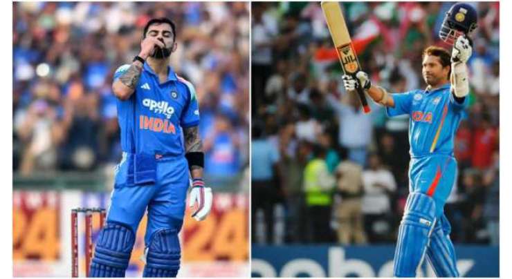 Virat Kohli Equals Sachin Tendulkar’s Record for Most List A Centuries