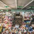 Abandoned supermarkets got raided by animals that were left behind