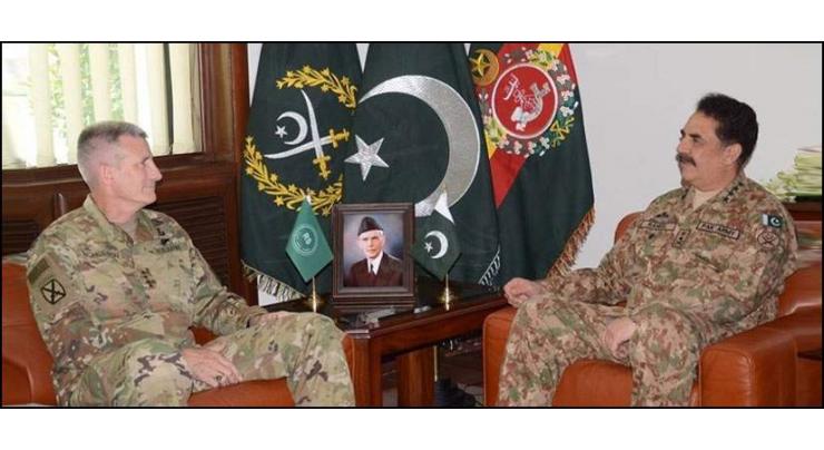 Army Chief General Raheel Sharif  met General John Nicholson