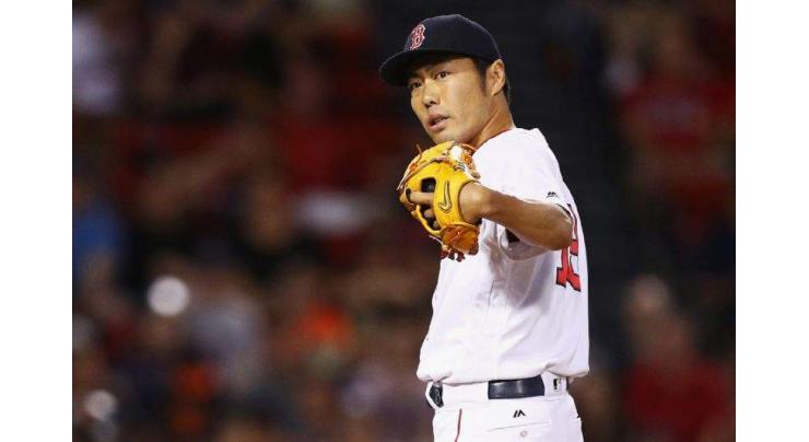 Baseball: Red Sox lose pitcher Uehara to pectoral strain
