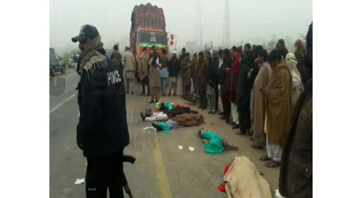 Five of a family killed in Ghazi road accident