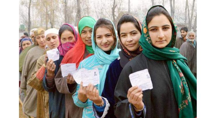 Great enthusiasm of female voters witness in AJK elections