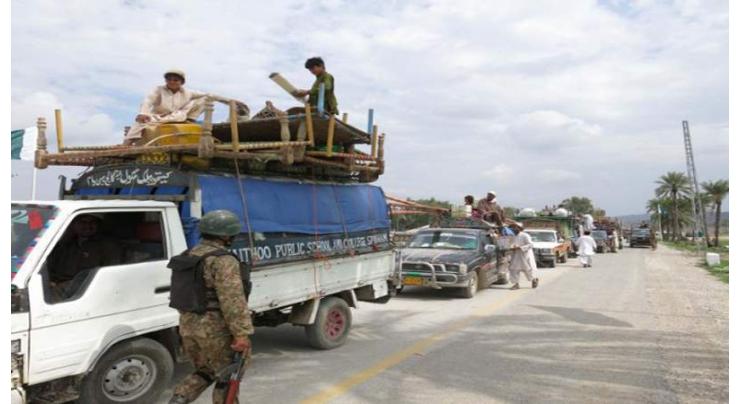 100,000 TDPs of South Waziristan return to native areas: Political Agent