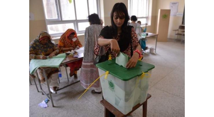 Officials reviewed polling process
