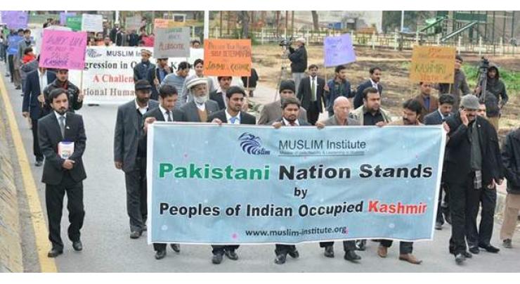 PMC organizes Kashmir solidarity rally