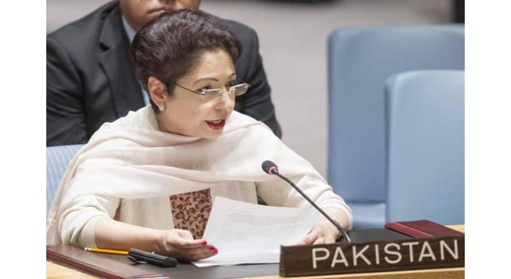 Pakistan actively pursuing  Kashmiris' cause at UN: Maleeha