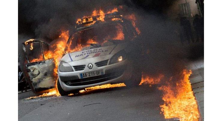 French police attacked, cars torched over death in custody