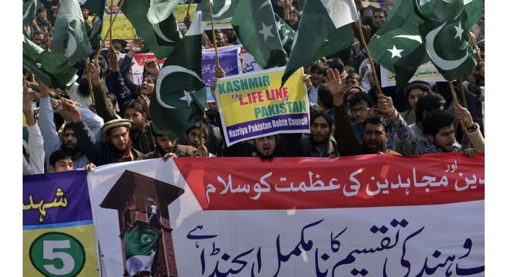 MI holds rally to express solidarity with Kashmiris