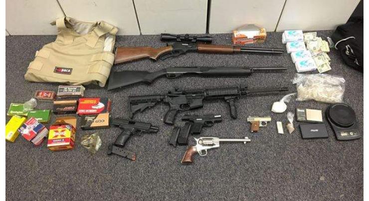 44 arrested, drugs, weapons seized