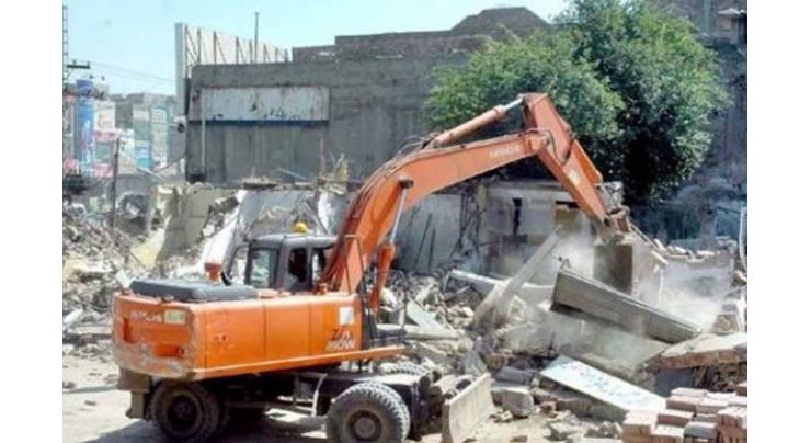 Anti encroachment operation at river embankments