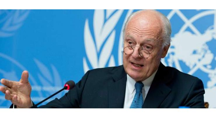 UN envoy aims for Syrian peace talks to resume in late August