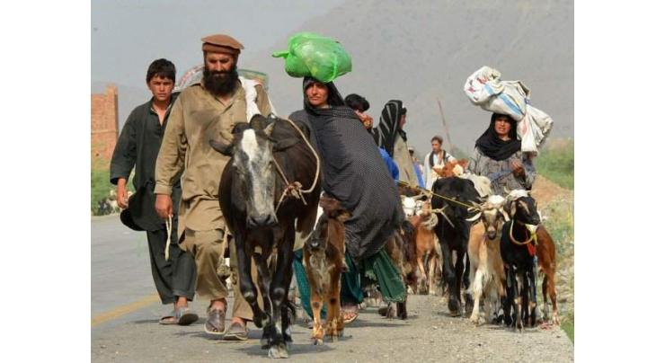 70 Waziristan families return from Khost, Afghanistan