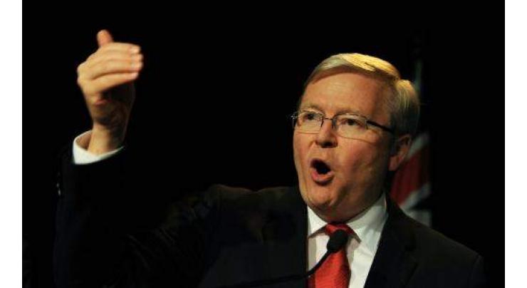 Australia slaps down ex-PM Rudd's bid for top UN job