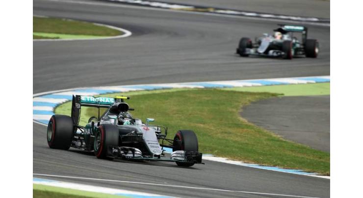 Formula One: German Grand Prix free practice times
