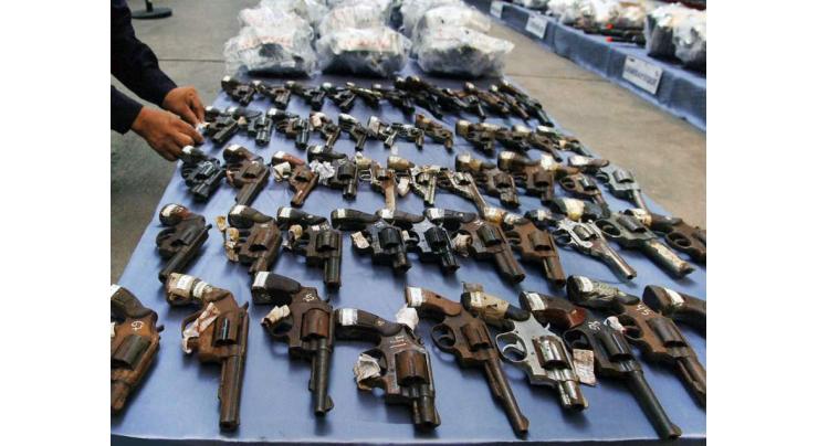 41 criminals held with drugs, weapons