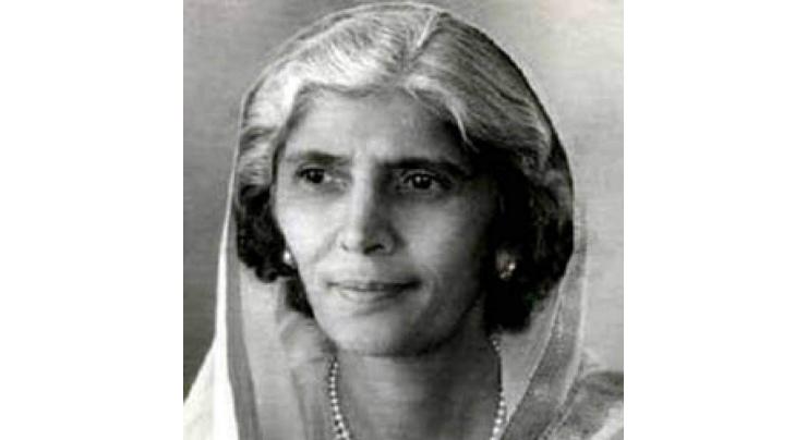 Birth anniversary of Fatima Jinnah on Saturday