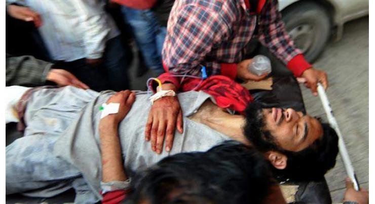 Over 100 protesters injured in Indian forces' action in IOK