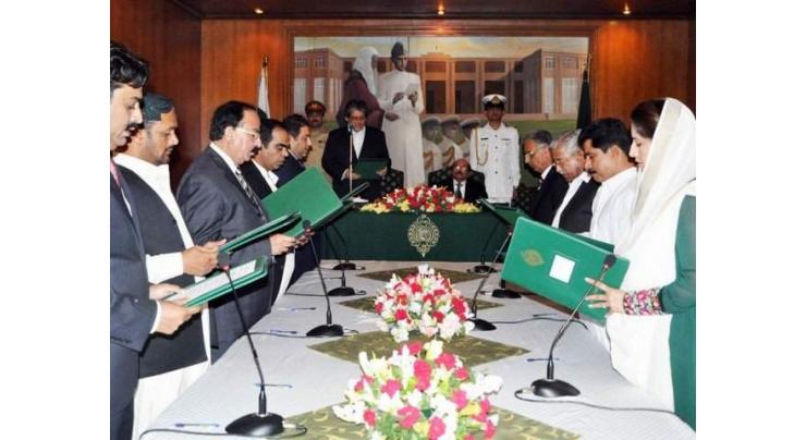 New Provincial ministers take oath
