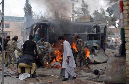 Bomb blast on security officials in Turbat, Quetta