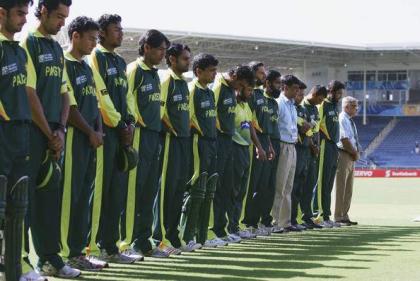 Pakistan cricket team produced one minute silence in the memory of Abdul Sattar Edhi