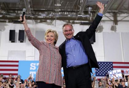 Hillary Clinton picks Senator Tim Kaine for running mate: official