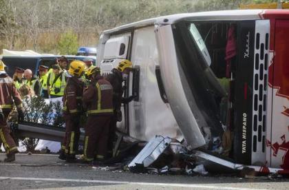 13 injured in Welsh bus accident in France