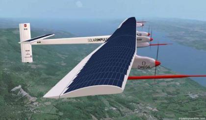 Solar plane nears end of historic round-the-world trip