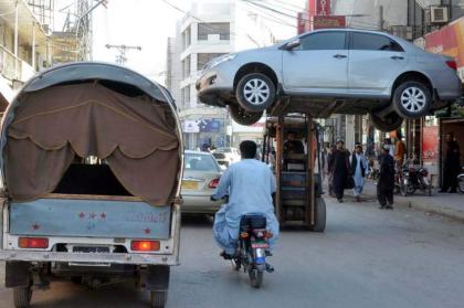 Vehicle lifted in Quetta