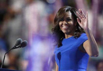 Michelle Obama delivers glowing endorsement of Clinton