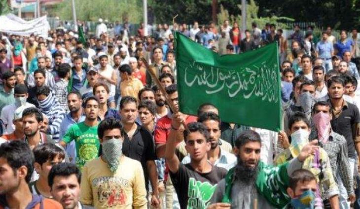 MOHR holds walk in solidarity with Kashmiri people