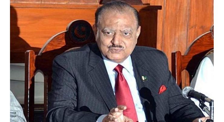 Pakistan for promoting ties with all countries: President