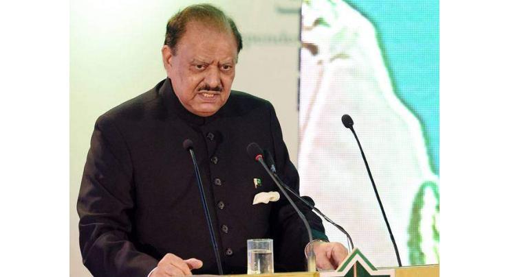 Pakistan for promoting ties with all countries: President