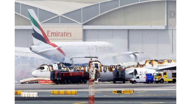 Emirates plane in accident on landing in Dubai