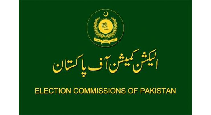 ECP appoints DROs,Ros to hold bye election in PP-7
