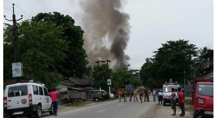 Gunmen kill 12 in attack on market in northeast India