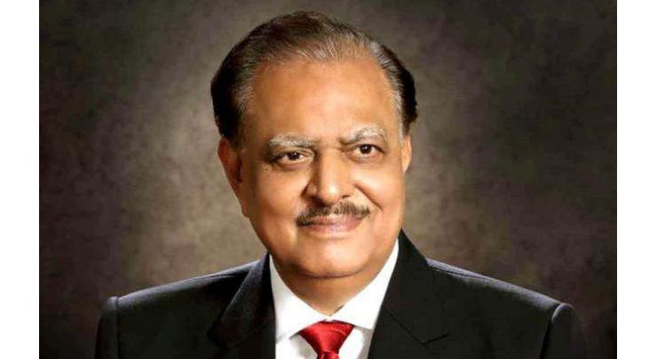Law and Order situation in Balochistan improved due to efforts of
its people: President Mamnoon