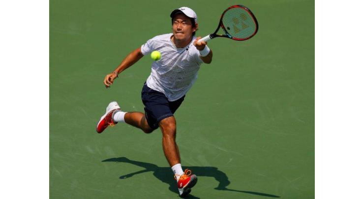 Tennis: Japan's Nishioka reaches first semi-final in Atlanta