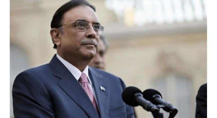 Zardari condoles deaths due to rain in Sindh