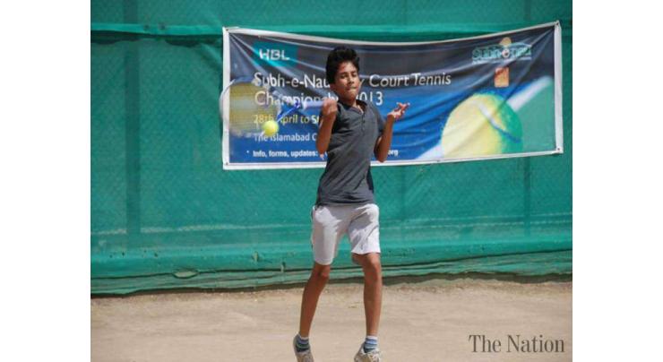 Subh-e-Nau tennis coaching Camp from Wednesday