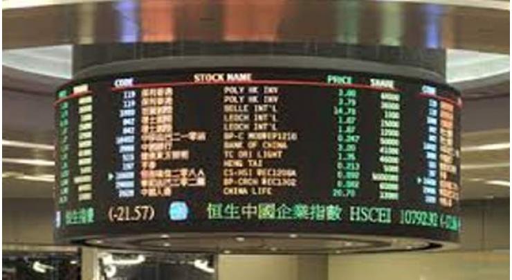 Hong Kong, Shanghai stocks down at open