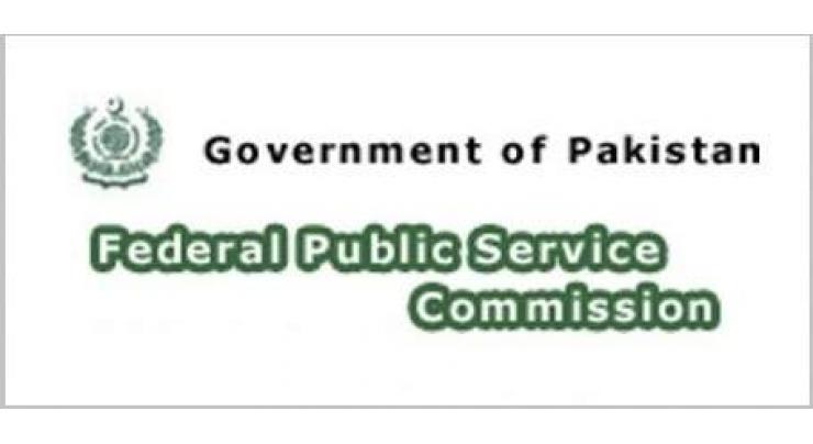FPSC recommends appointment of three candidates