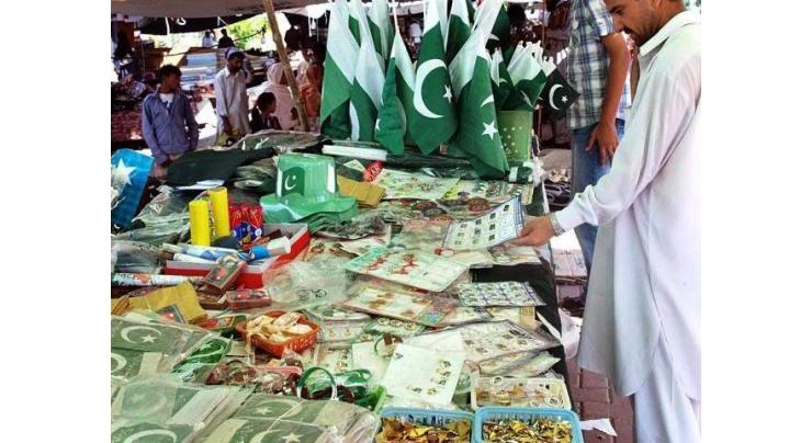 Tricolour accessories demand high for Azadi day