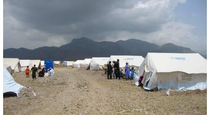 UNHCR deliver tents for displaced families in South Waziristan,
Orakzai