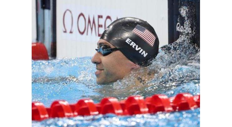 Olympics: USA's Ervin wins men's 50m freestyle gold