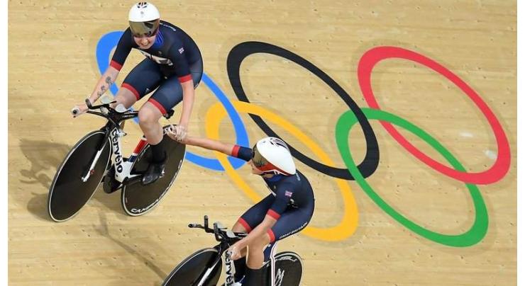 Olympics: Britain break cycling team pursuit world record