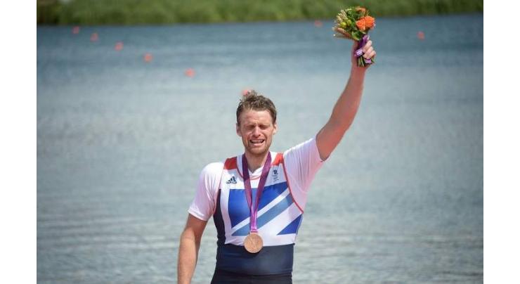 Olympics: Men's rowing single sculls podium