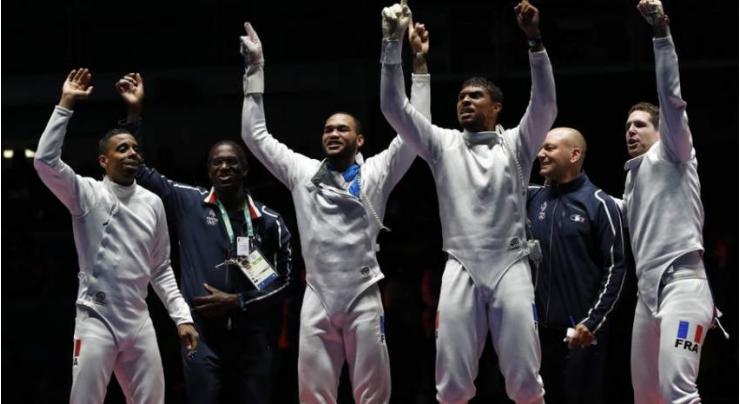 Olympics: France win men's team epee fencing gold