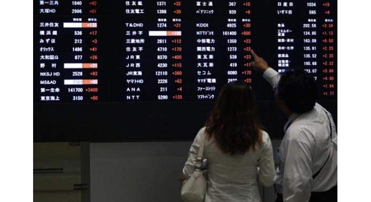 Tokyo stocks slip by break