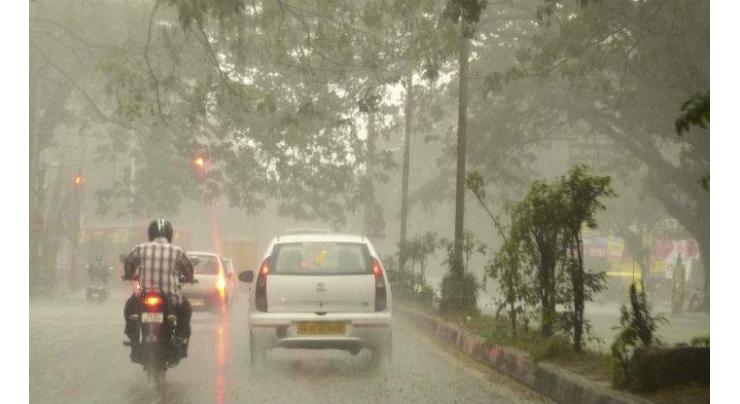 Rain-thunderstorm with gusty winds likely in upper region